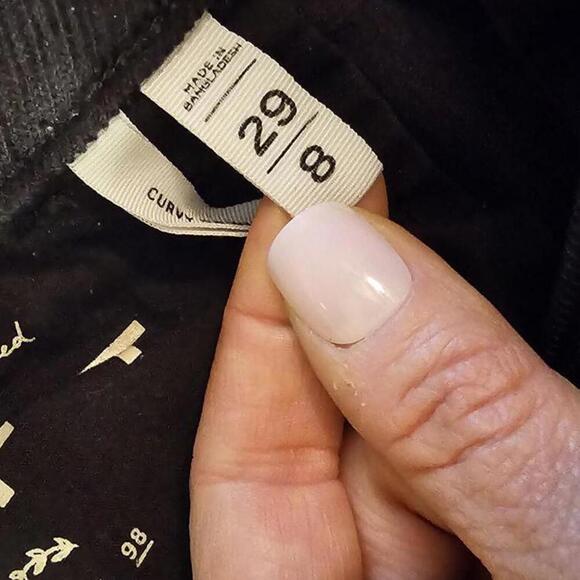 LOFT Women's Black Corduroy Pants 29/8 - Picture 5 of 10